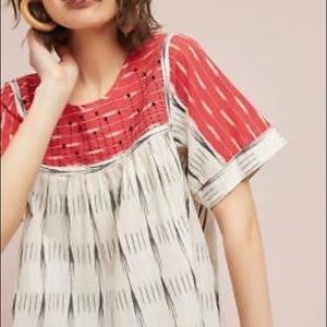 Anthropologie Ikat Swing Top Size: XS